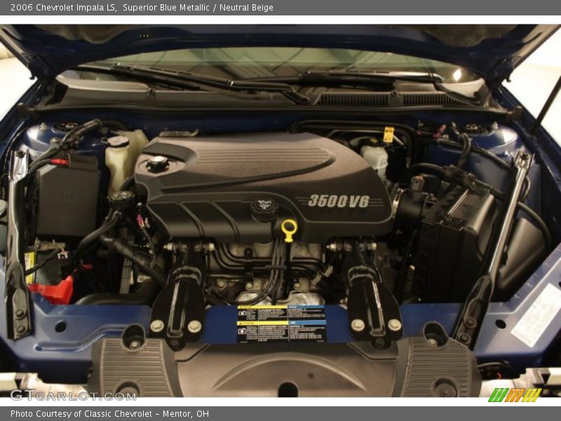 Superior Blue Metallic / Neutral Beige 2006 Chevrolet Impala LS