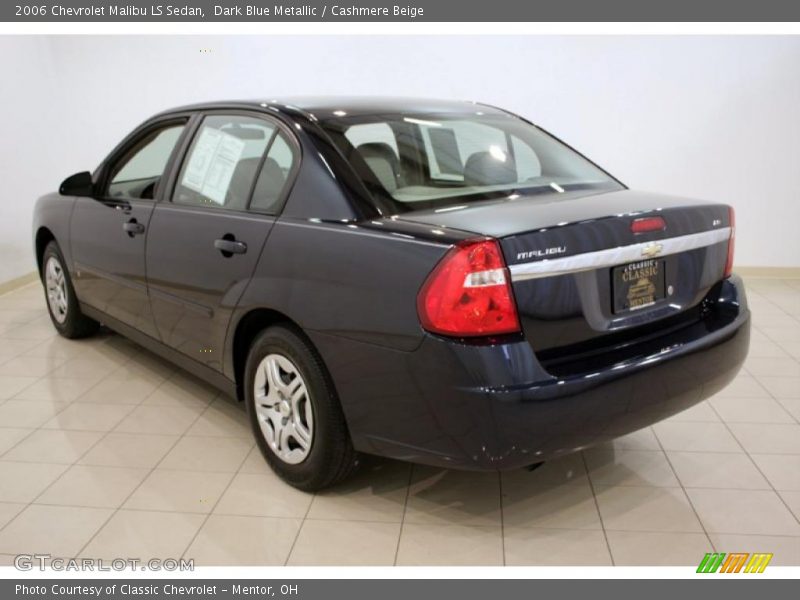 Dark Blue Metallic / Cashmere Beige 2006 Chevrolet Malibu LS Sedan