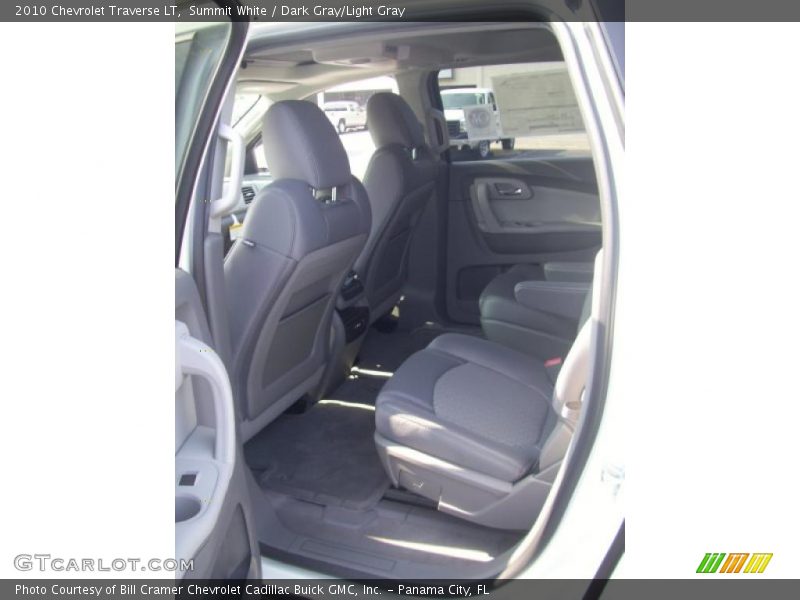 Summit White / Dark Gray/Light Gray 2010 Chevrolet Traverse LT