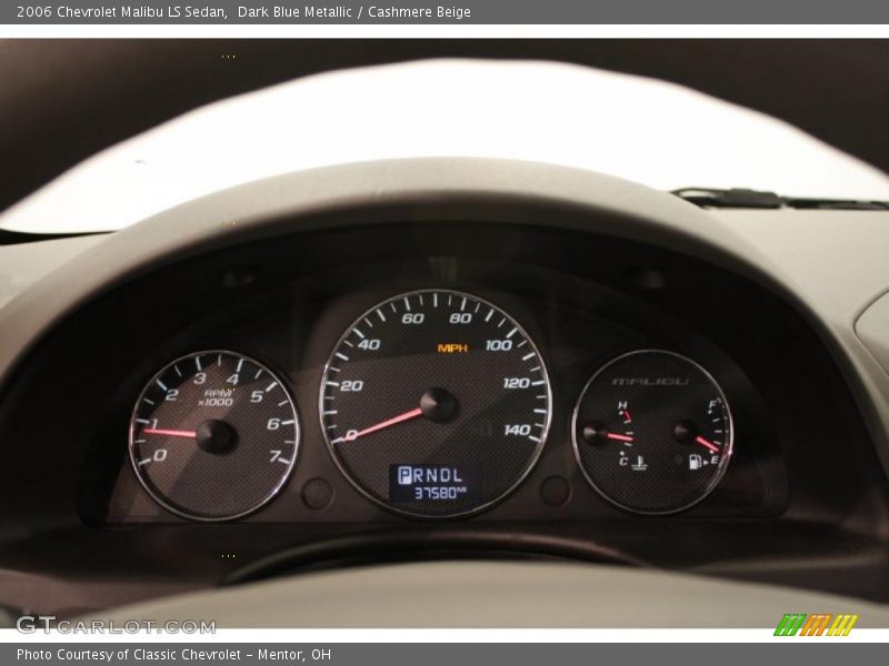 Dark Blue Metallic / Cashmere Beige 2006 Chevrolet Malibu LS Sedan