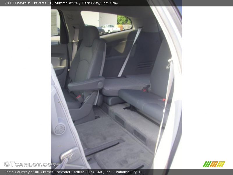 Summit White / Dark Gray/Light Gray 2010 Chevrolet Traverse LT