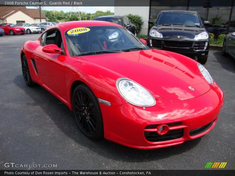 Guards Red / Black 2008 Porsche Cayman S