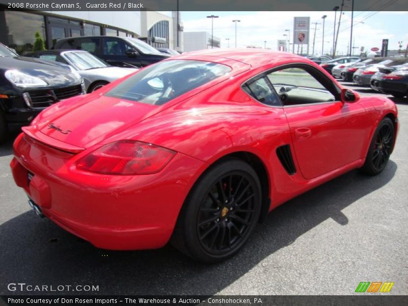 Guards Red / Black 2008 Porsche Cayman S