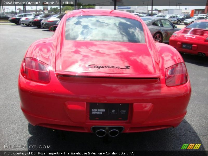 Guards Red / Black 2008 Porsche Cayman S