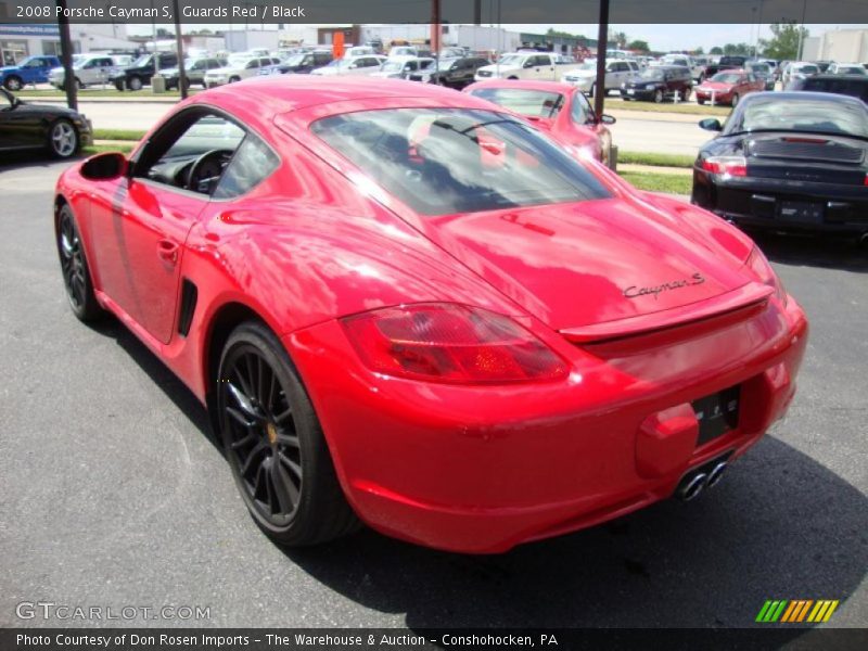 Guards Red / Black 2008 Porsche Cayman S