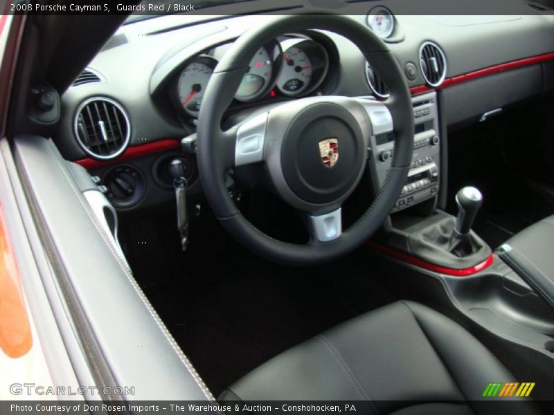 Guards Red / Black 2008 Porsche Cayman S