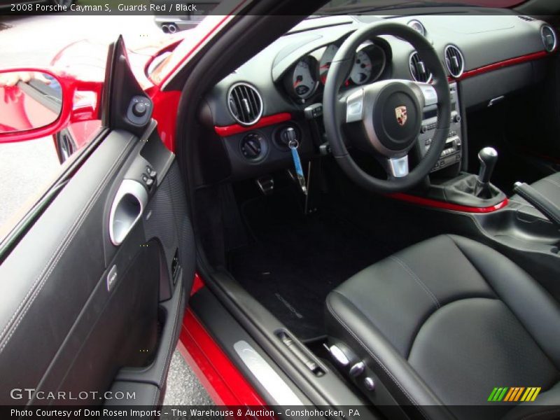 Guards Red / Black 2008 Porsche Cayman S