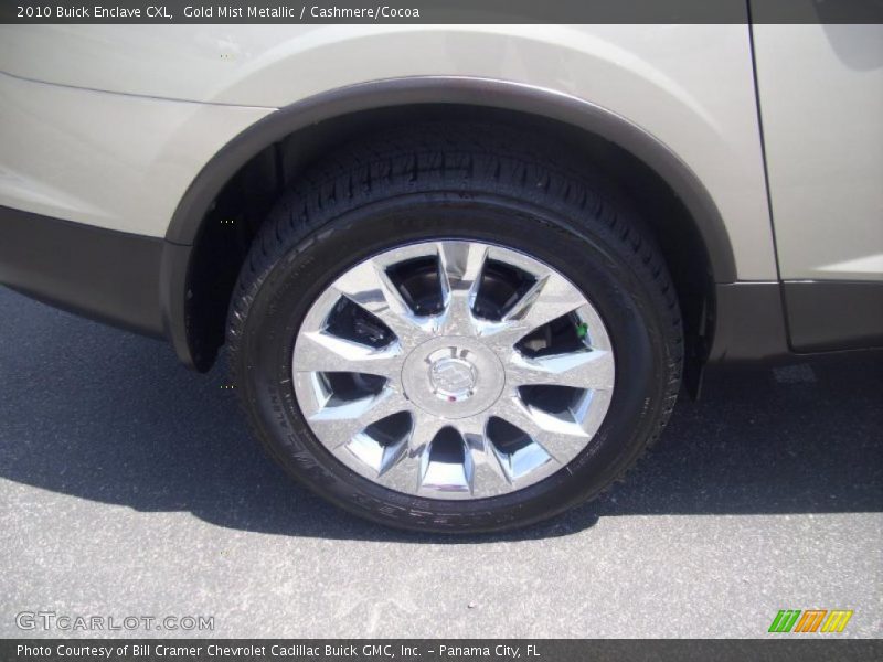 Gold Mist Metallic / Cashmere/Cocoa 2010 Buick Enclave CXL