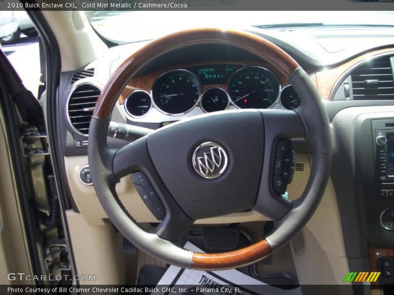 Gold Mist Metallic / Cashmere/Cocoa 2010 Buick Enclave CXL