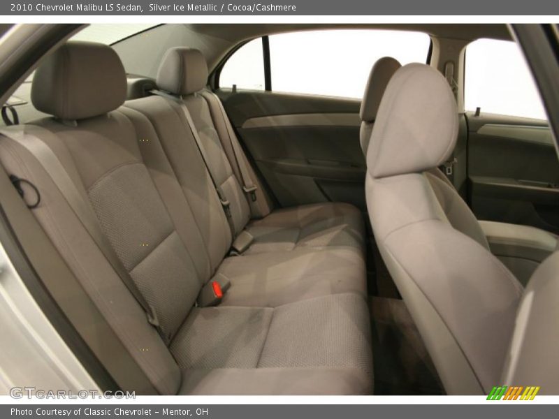Silver Ice Metallic / Cocoa/Cashmere 2010 Chevrolet Malibu LS Sedan