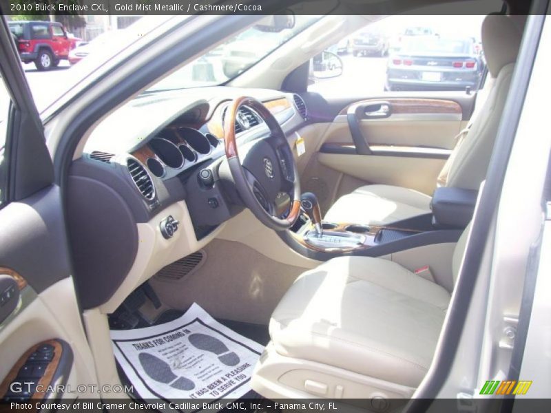 Gold Mist Metallic / Cashmere/Cocoa 2010 Buick Enclave CXL