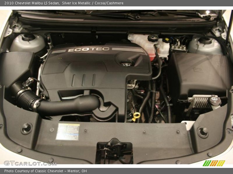Silver Ice Metallic / Cocoa/Cashmere 2010 Chevrolet Malibu LS Sedan
