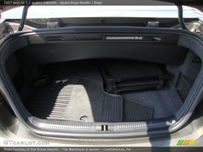 Alpaka Beige Metallic / Beige 2007 Audi A4 3.2 quattro Cabriolet