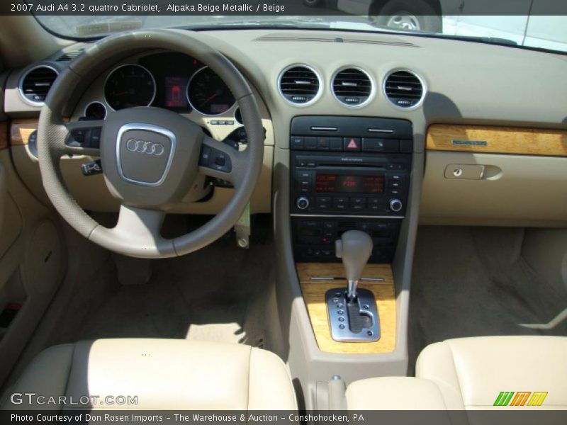 Alpaka Beige Metallic / Beige 2007 Audi A4 3.2 quattro Cabriolet