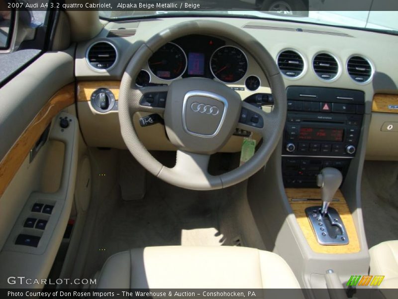 Alpaka Beige Metallic / Beige 2007 Audi A4 3.2 quattro Cabriolet