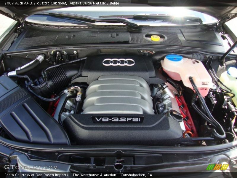 Alpaka Beige Metallic / Beige 2007 Audi A4 3.2 quattro Cabriolet
