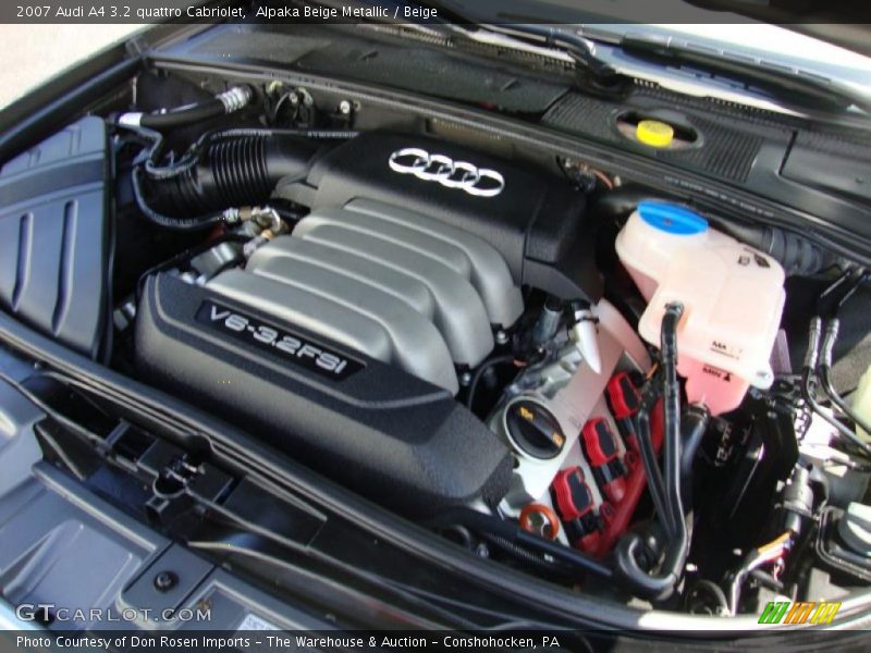 Alpaka Beige Metallic / Beige 2007 Audi A4 3.2 quattro Cabriolet