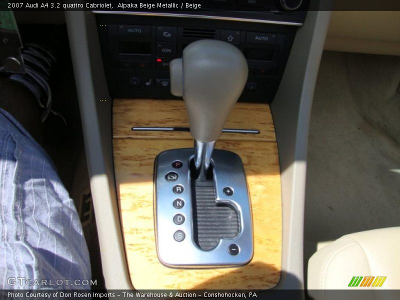Alpaka Beige Metallic / Beige 2007 Audi A4 3.2 quattro Cabriolet