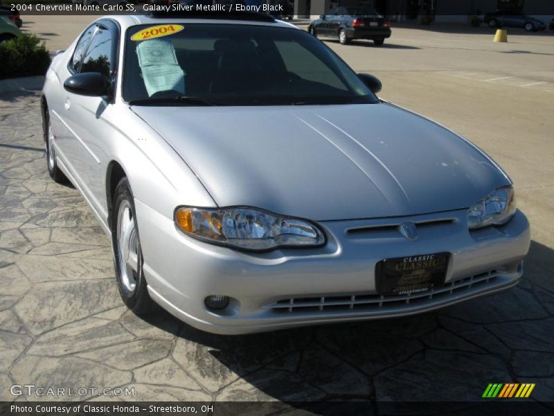Galaxy Silver Metallic / Ebony Black 2004 Chevrolet Monte Carlo SS