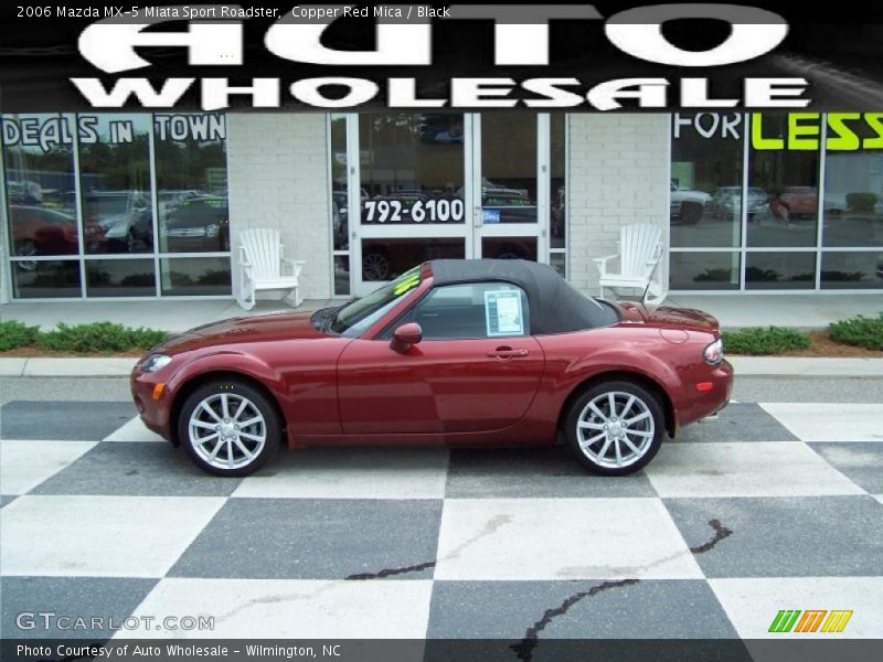 Copper Red Mica / Black 2006 Mazda MX-5 Miata Sport Roadster