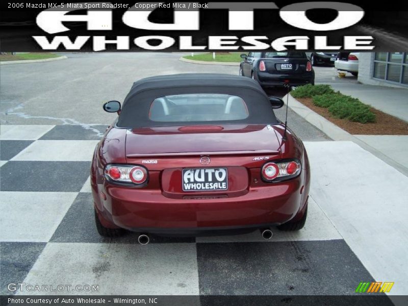 Copper Red Mica / Black 2006 Mazda MX-5 Miata Sport Roadster