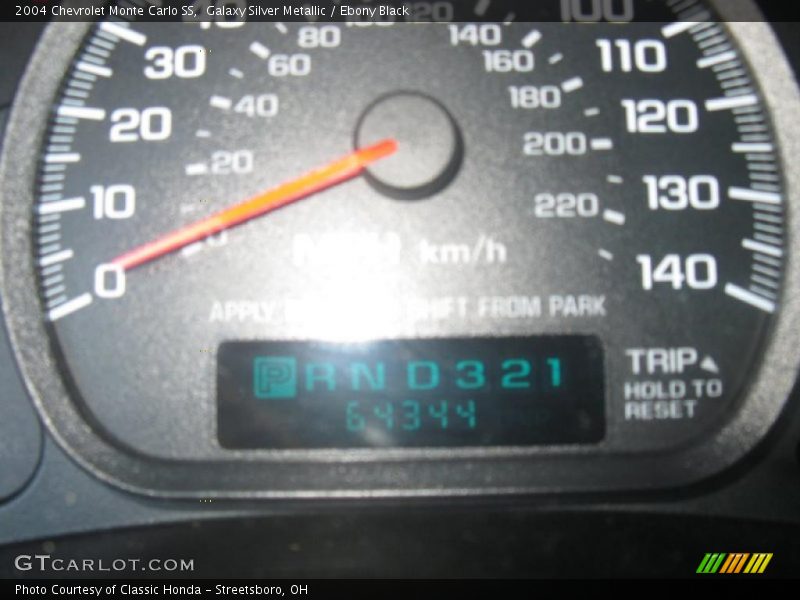 Galaxy Silver Metallic / Ebony Black 2004 Chevrolet Monte Carlo SS