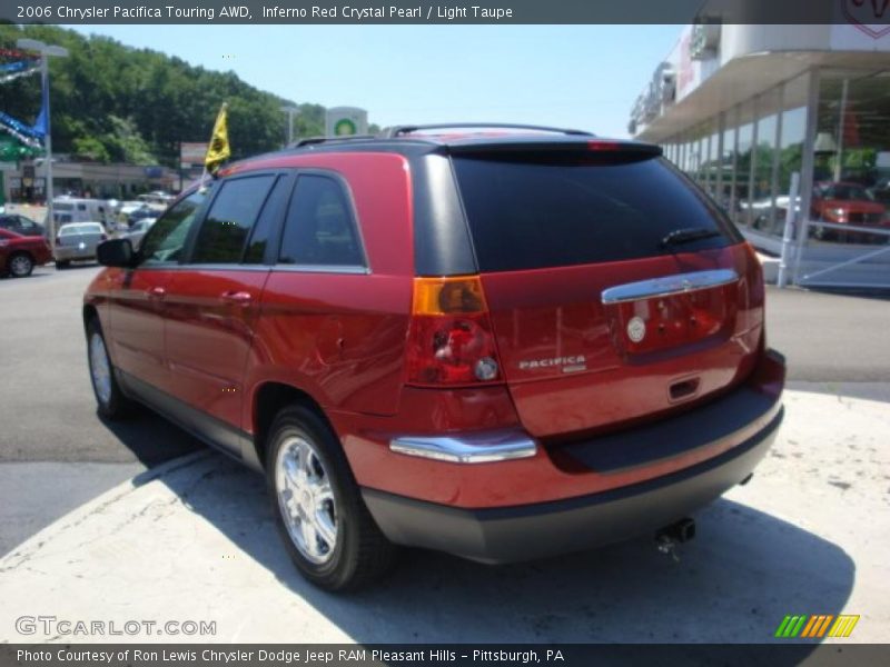 Inferno Red Crystal Pearl / Light Taupe 2006 Chrysler Pacifica Touring AWD