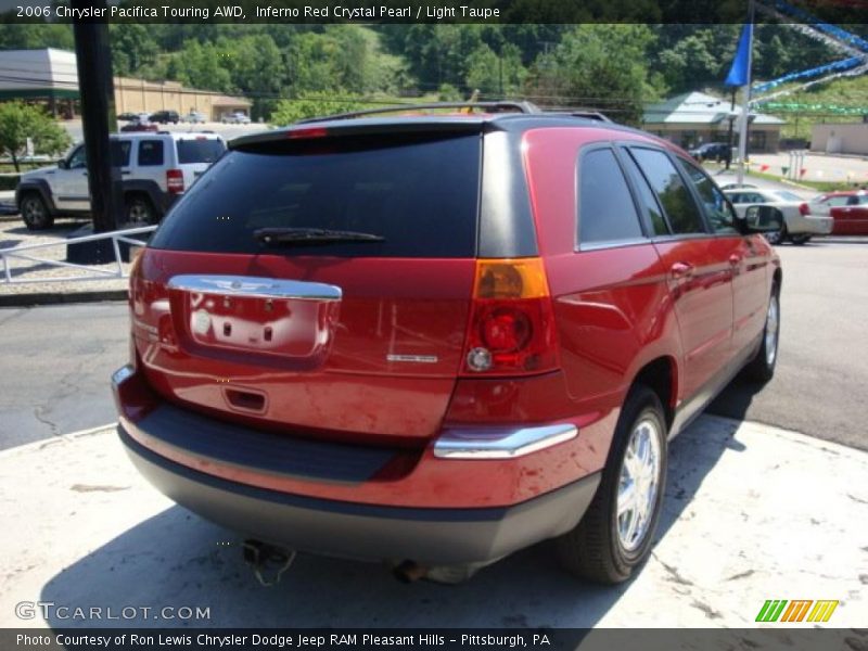 Inferno Red Crystal Pearl / Light Taupe 2006 Chrysler Pacifica Touring AWD