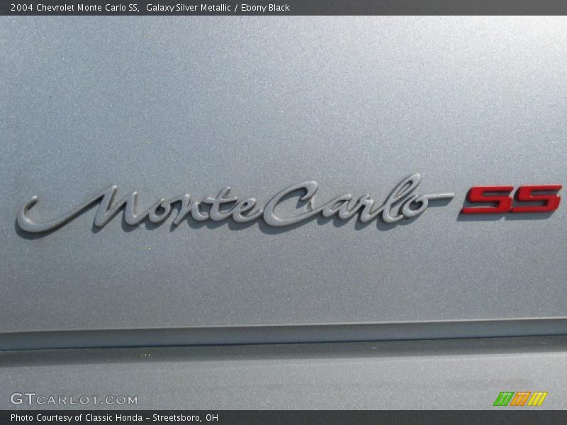 Galaxy Silver Metallic / Ebony Black 2004 Chevrolet Monte Carlo SS