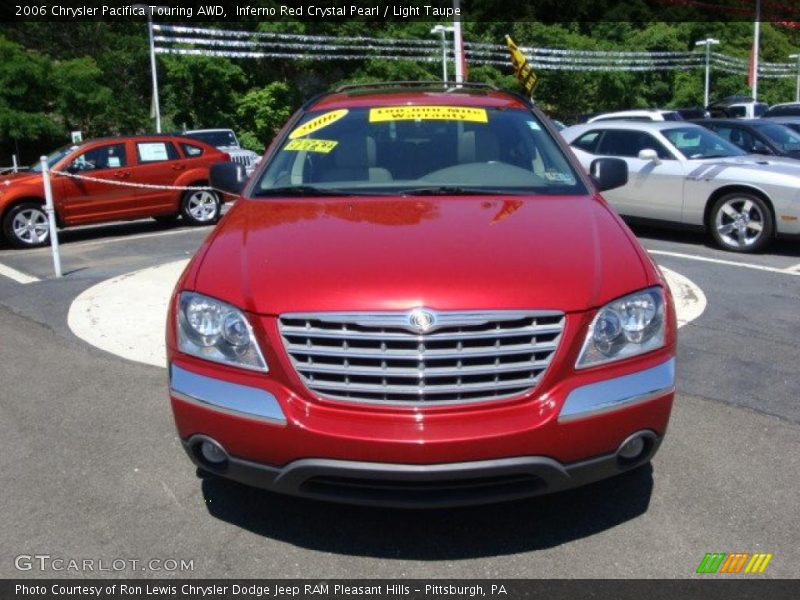 Inferno Red Crystal Pearl / Light Taupe 2006 Chrysler Pacifica Touring AWD