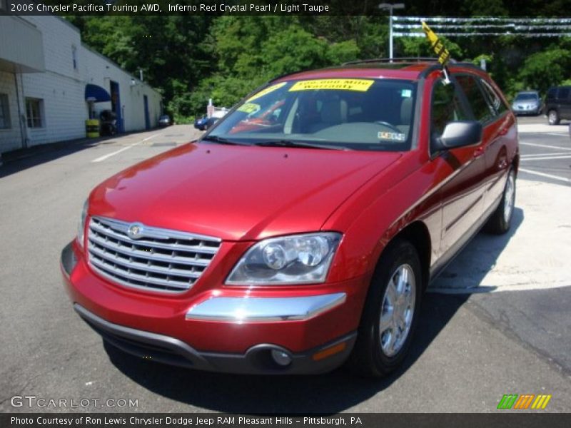 Inferno Red Crystal Pearl / Light Taupe 2006 Chrysler Pacifica Touring AWD