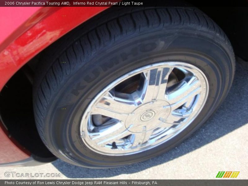 Inferno Red Crystal Pearl / Light Taupe 2006 Chrysler Pacifica Touring AWD