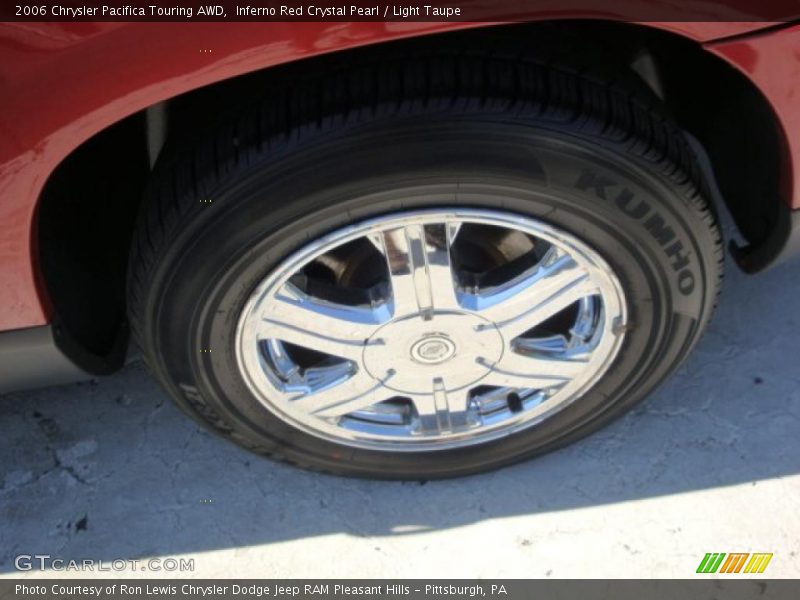Inferno Red Crystal Pearl / Light Taupe 2006 Chrysler Pacifica Touring AWD