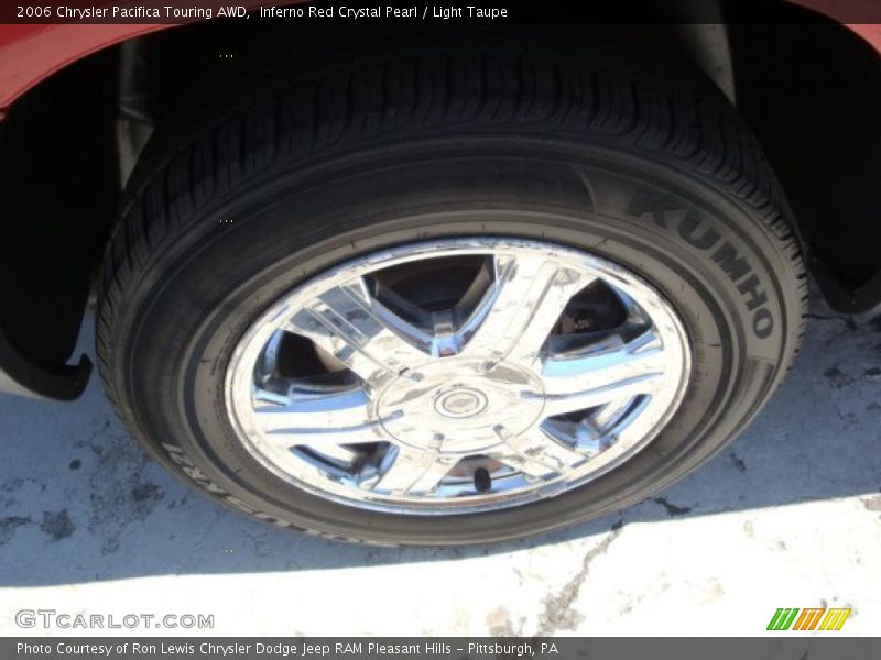 Inferno Red Crystal Pearl / Light Taupe 2006 Chrysler Pacifica Touring AWD