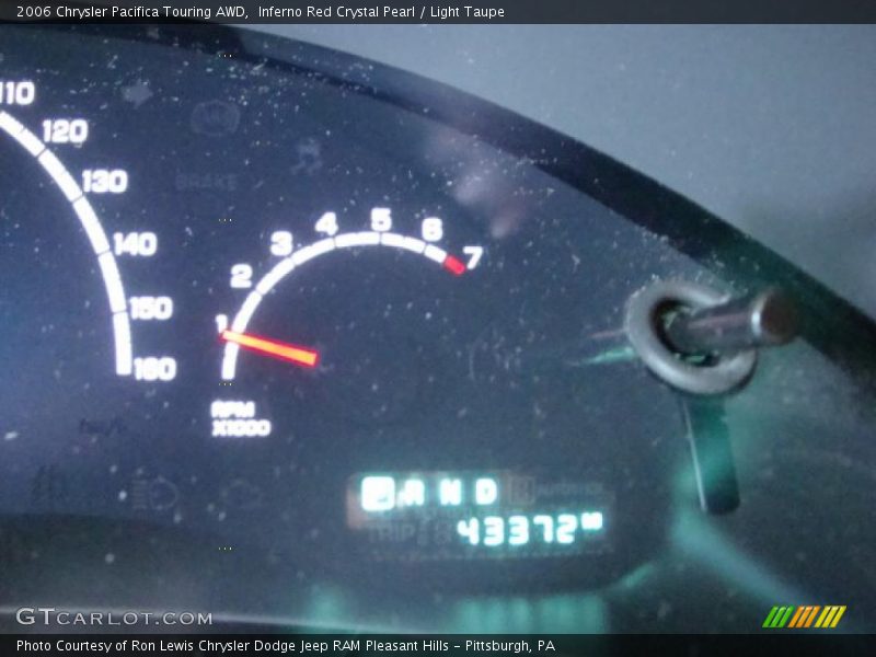 Inferno Red Crystal Pearl / Light Taupe 2006 Chrysler Pacifica Touring AWD