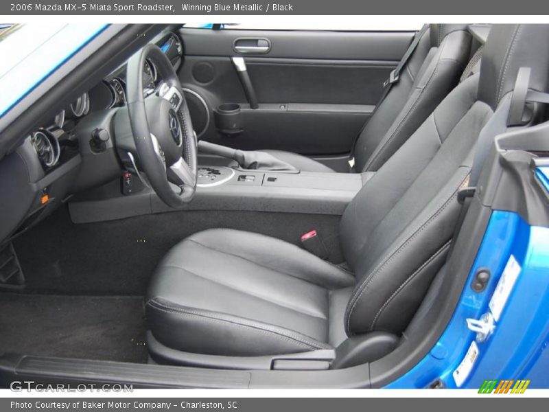 Winning Blue Metallic / Black 2006 Mazda MX-5 Miata Sport Roadster