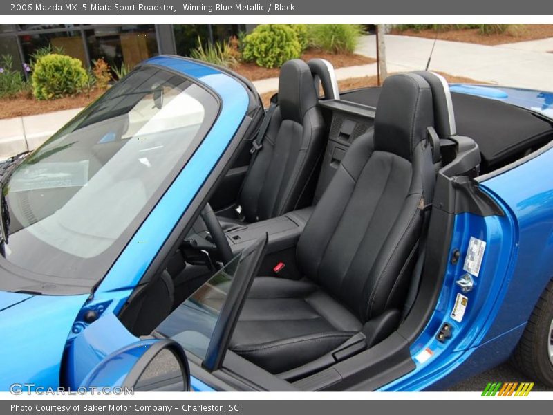 Winning Blue Metallic / Black 2006 Mazda MX-5 Miata Sport Roadster