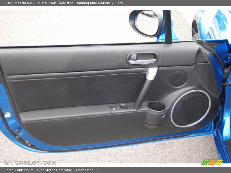 Winning Blue Metallic / Black 2006 Mazda MX-5 Miata Sport Roadster