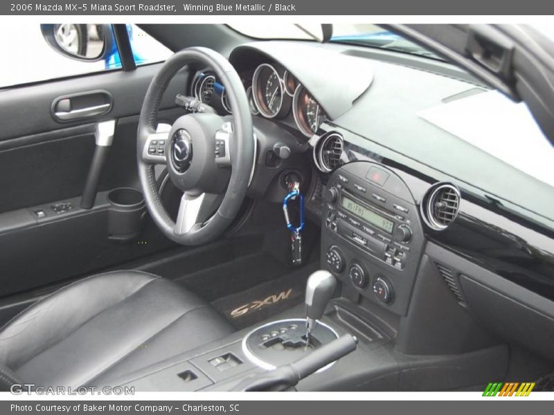 Winning Blue Metallic / Black 2006 Mazda MX-5 Miata Sport Roadster