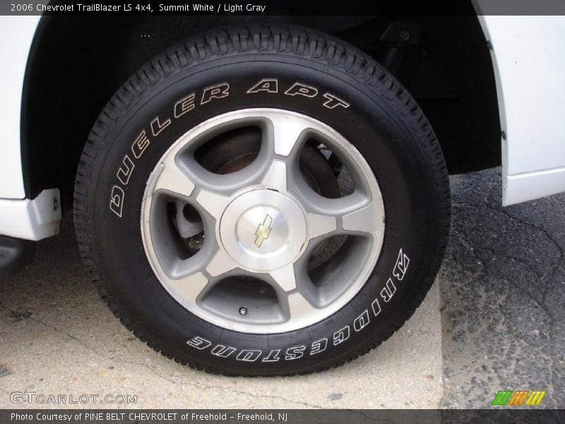 Summit White / Light Gray 2006 Chevrolet TrailBlazer LS 4x4