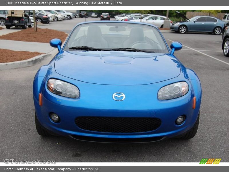 Winning Blue Metallic / Black 2006 Mazda MX-5 Miata Sport Roadster