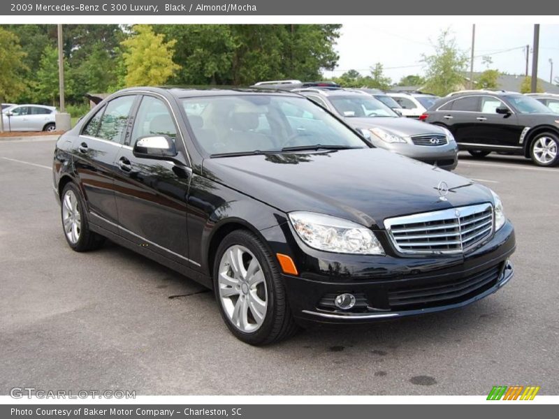 Black / Almond/Mocha 2009 Mercedes-Benz C 300 Luxury