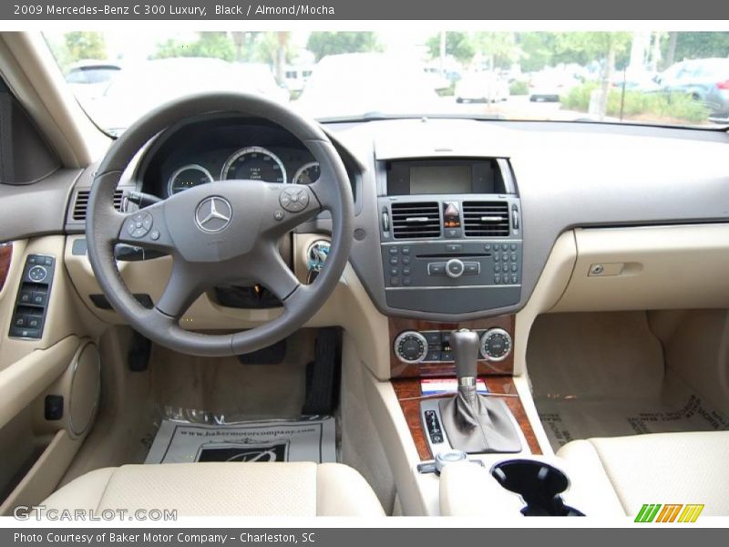 Black / Almond/Mocha 2009 Mercedes-Benz C 300 Luxury