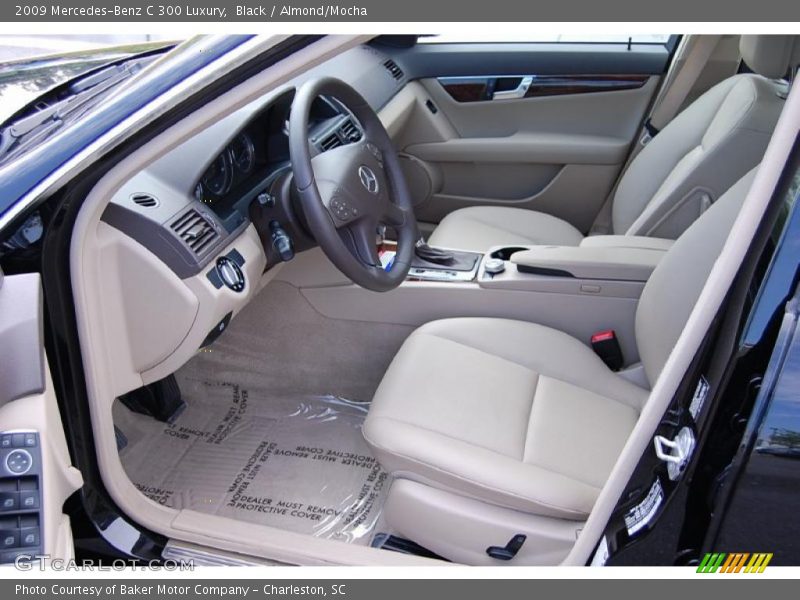 Black / Almond/Mocha 2009 Mercedes-Benz C 300 Luxury