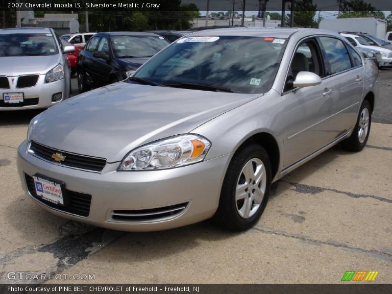 Silverstone Metallic / Gray 2007 Chevrolet Impala LS