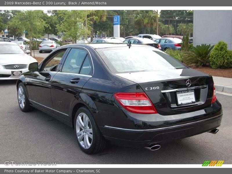 Black / Almond/Mocha 2009 Mercedes-Benz C 300 Luxury