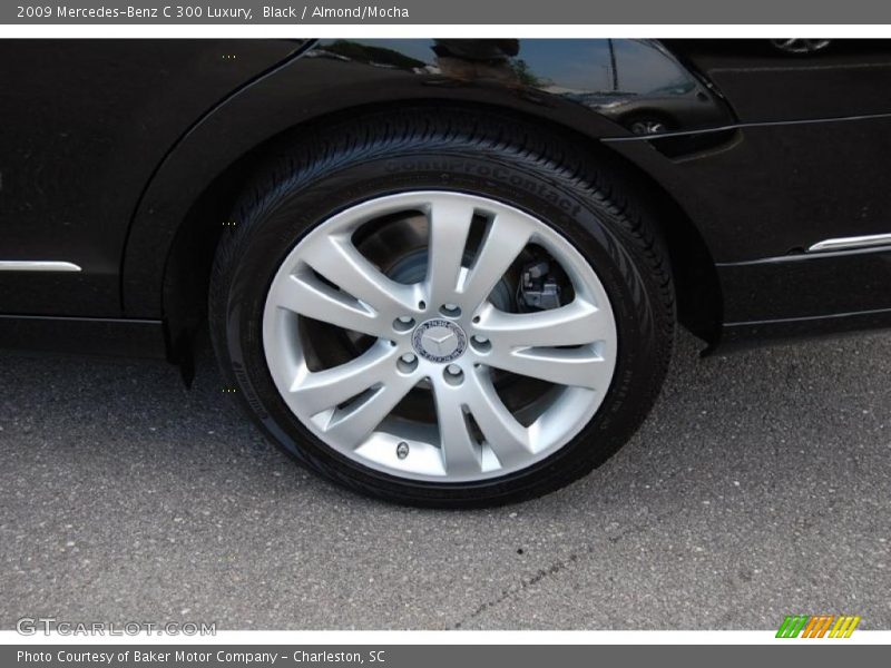 Black / Almond/Mocha 2009 Mercedes-Benz C 300 Luxury