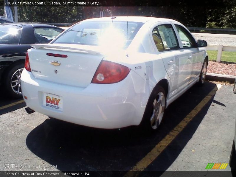 Summit White / Gray 2009 Chevrolet Cobalt LT Sedan