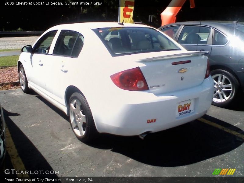 Summit White / Gray 2009 Chevrolet Cobalt LT Sedan