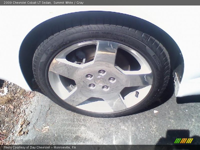 Summit White / Gray 2009 Chevrolet Cobalt LT Sedan